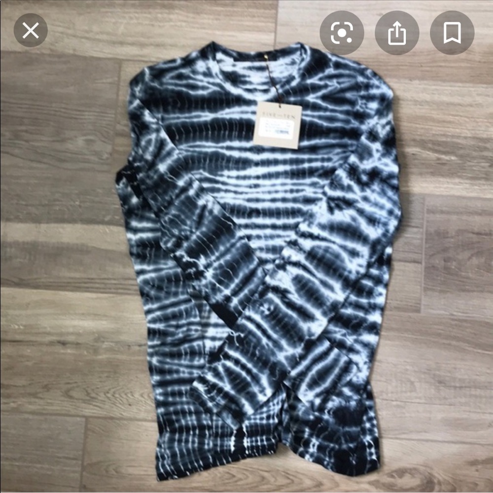 ISO Proenza Schouler tie-dye long sleeve tee